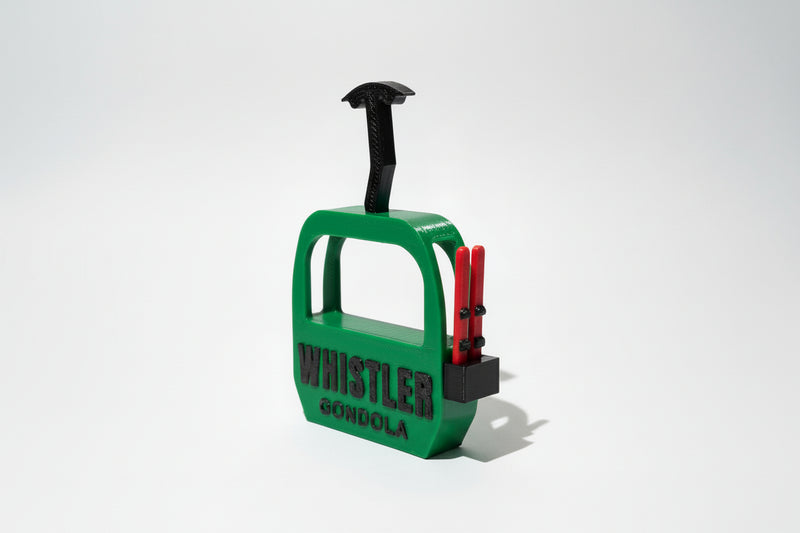 Whistler Gondola with Skis Magnet