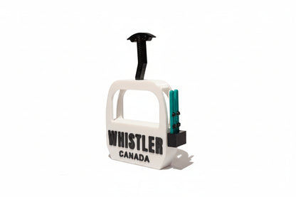 Whistler Gondola Canada with Skis Magnet