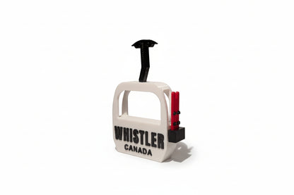 Whistler Gondola Canada with Skis Magnet
