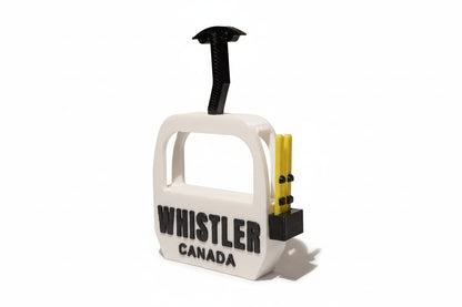 Whistler Gondola Canada with Skis Magnet