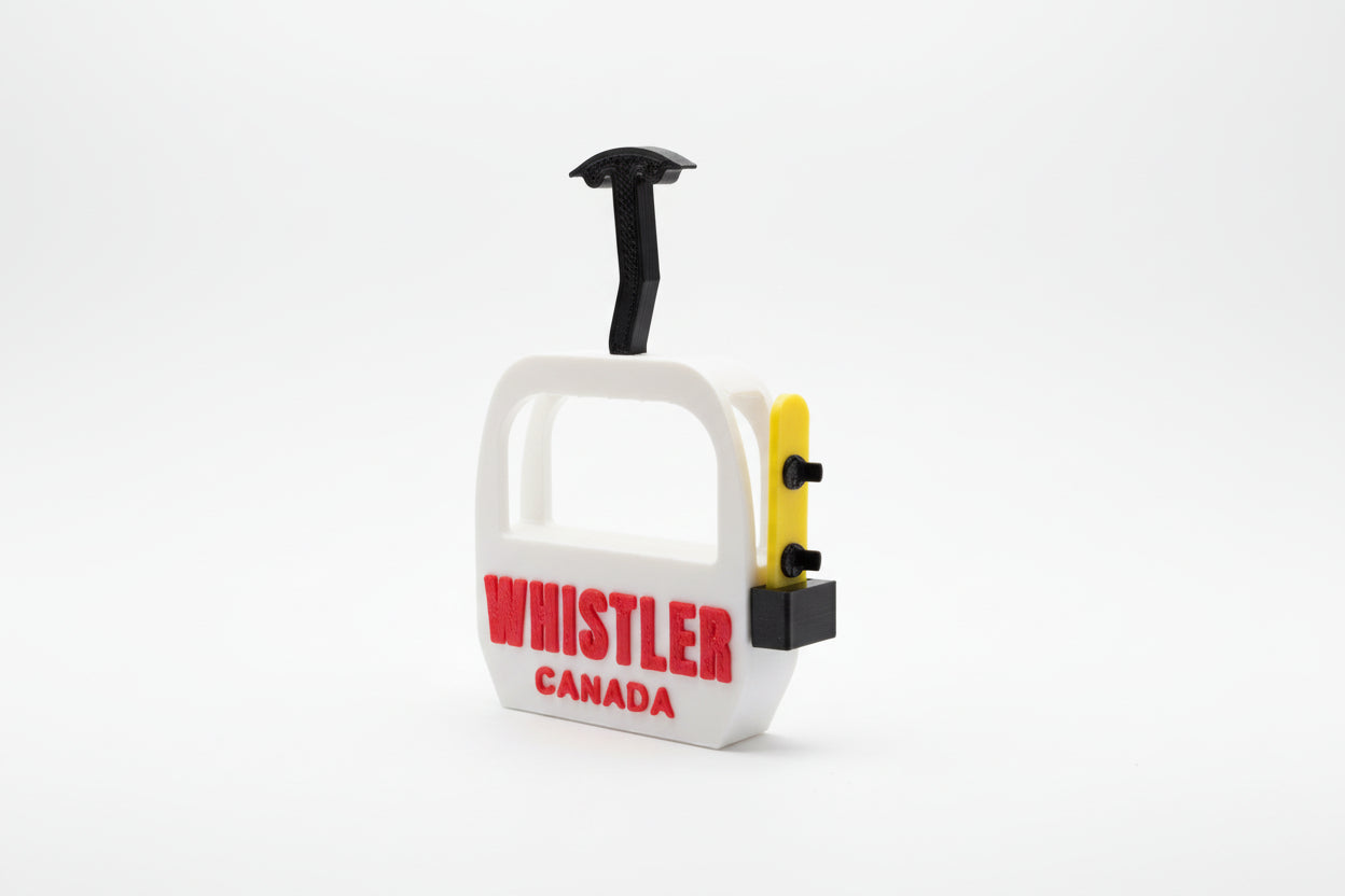 Whistler Gondola Canada with Snowboard Magnet - Wholesale