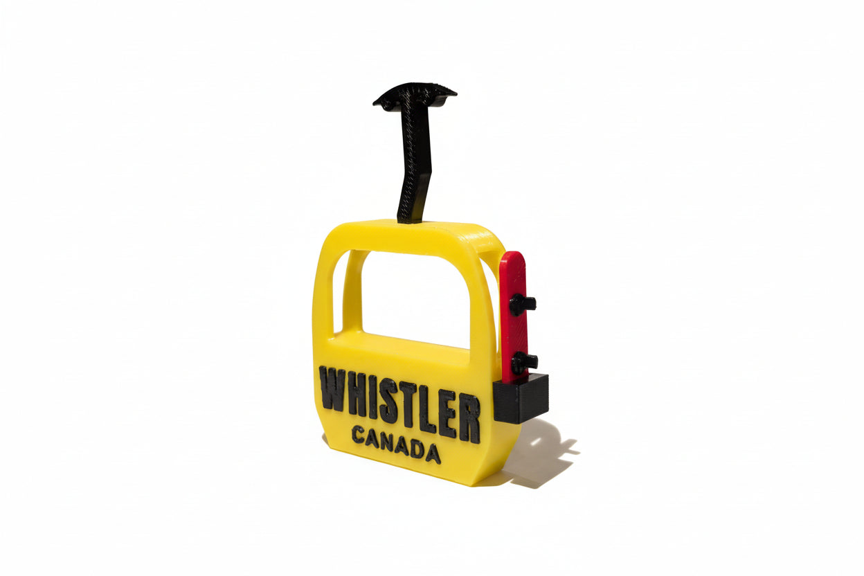 Whistler Gondola Canada with Snowboard Magnet - Wholesale