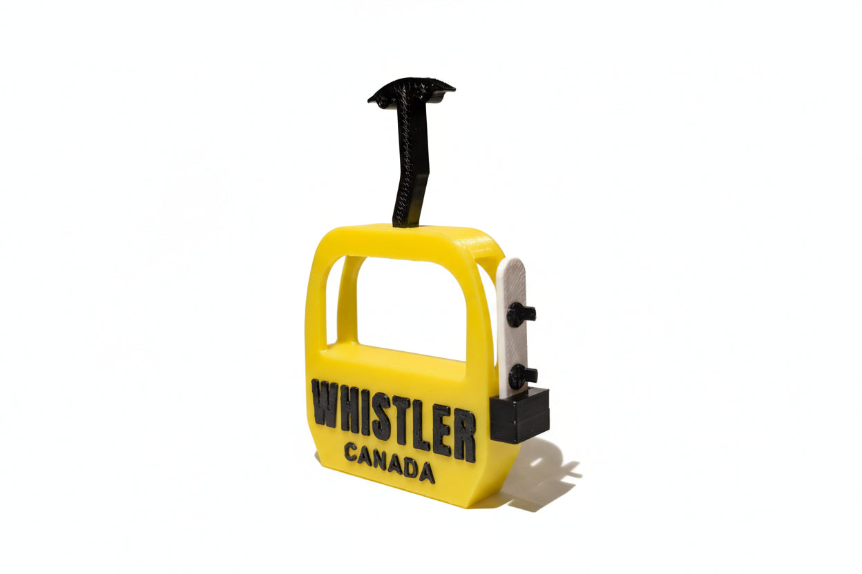 Whistler Gondola Canada with Snowboard Magnet - Wholesale