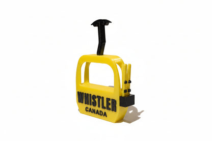 Whistler Gondola Canada with Skis Magnet