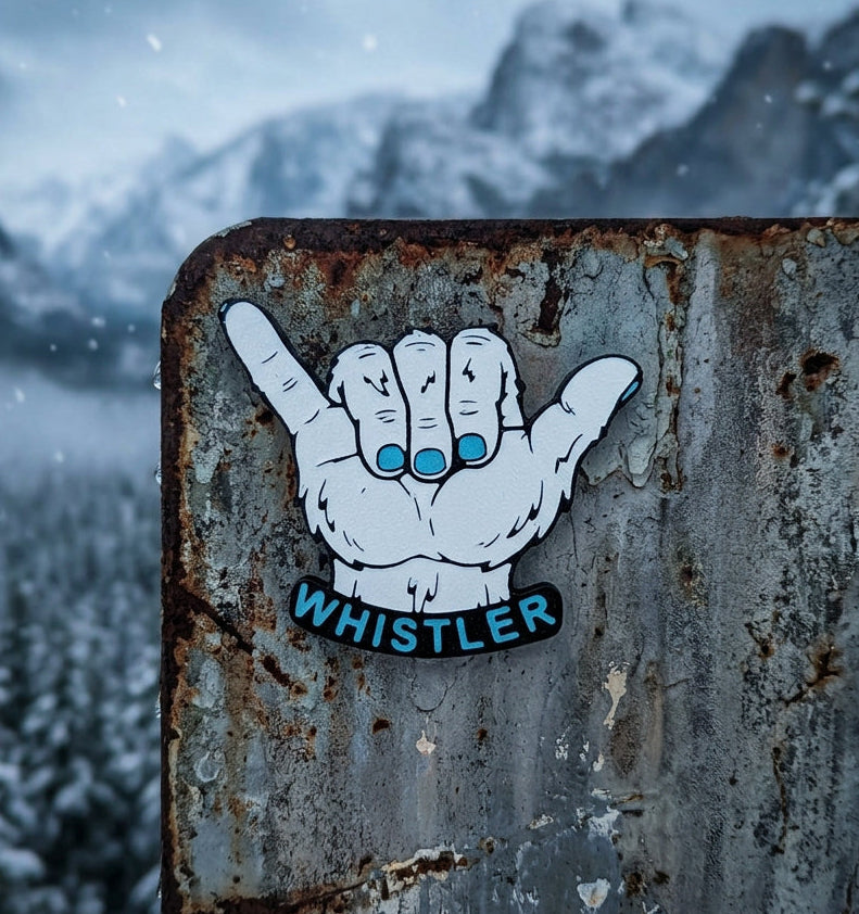Whistler - Hang Loose Sasquatch/Yeti Magnet