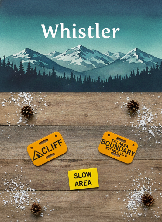 Whistler Blackcomb - Ski Safety Signs