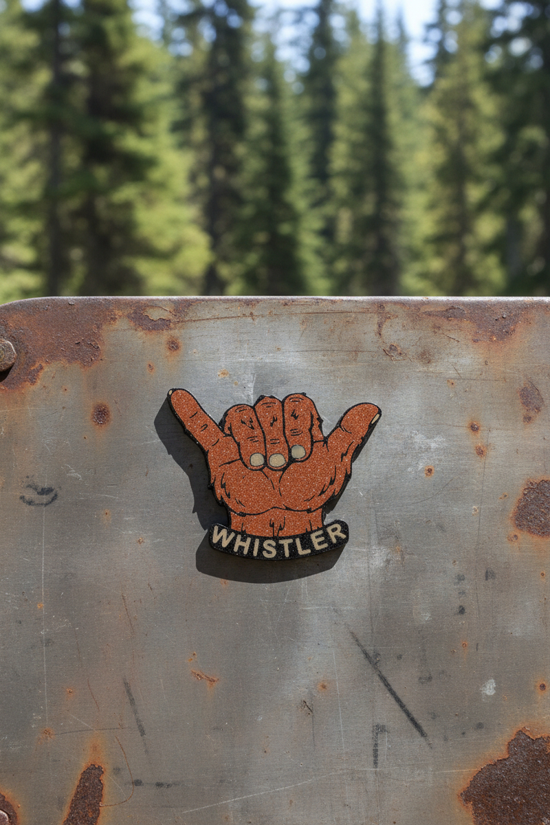 Whistler - Hang Loose Sasquatch Magnet