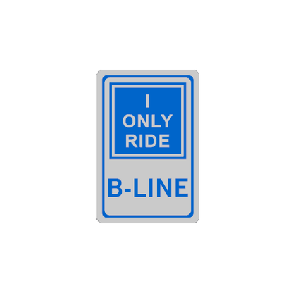 Whistler Trail Sign Magnets –  I Only Ride Park Edition