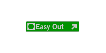 Whistler & Blackcomb Green Ski Run Themed Sign Magnets