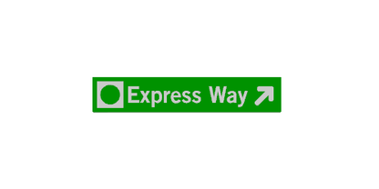 Whistler & Blackcomb Green Ski Run Themed Sign Magnets