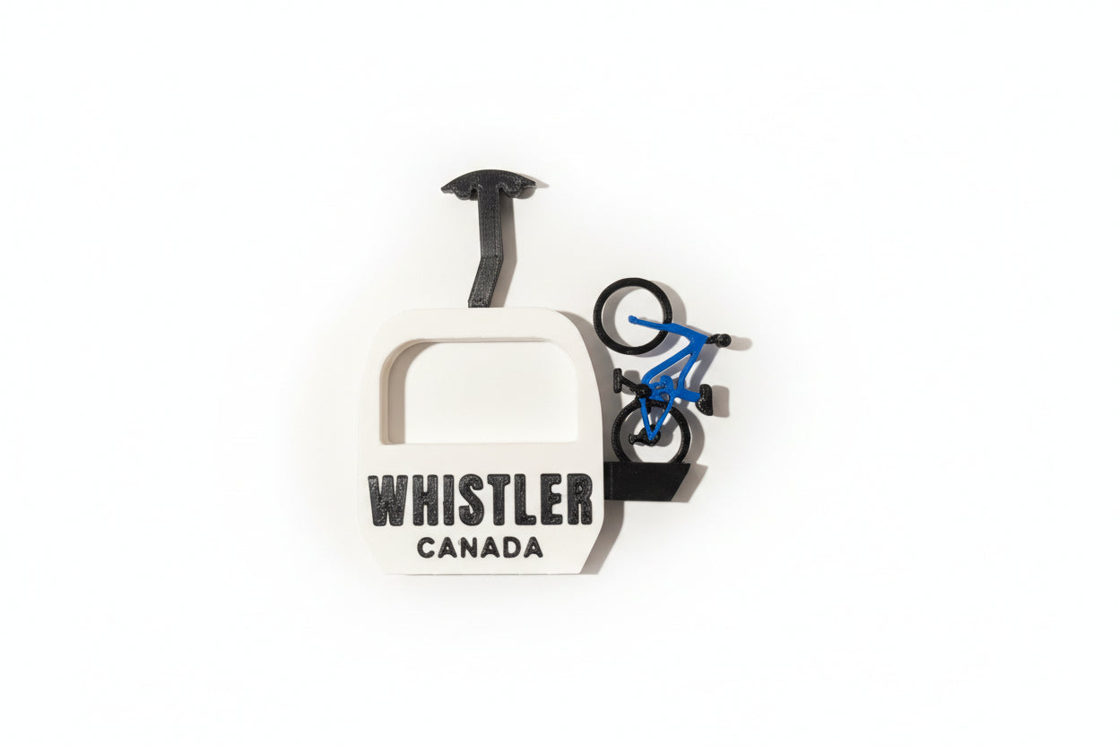 Whistler Gondola Canada with Bike Magnet