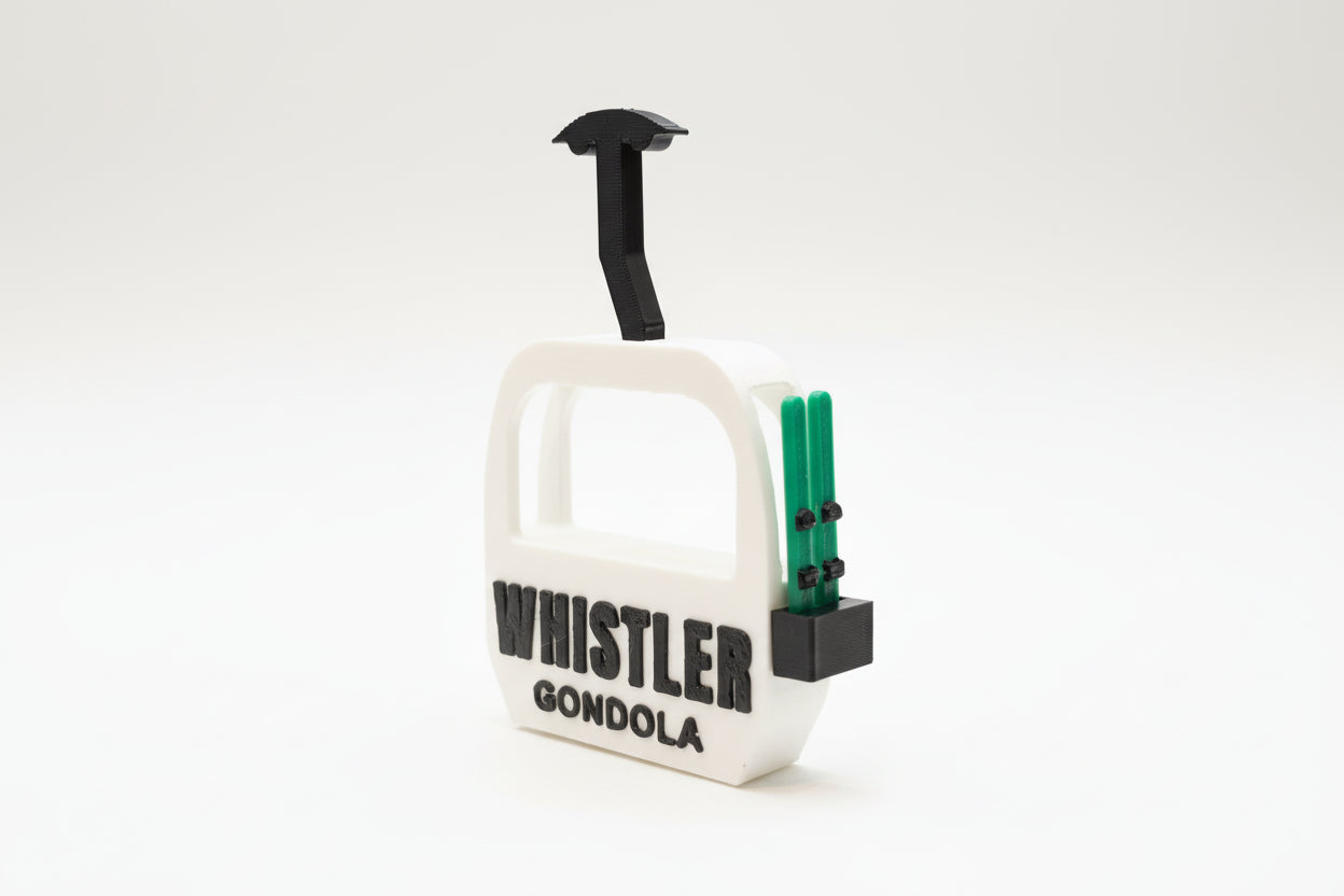 Whistler Gondola with Skis Magnet