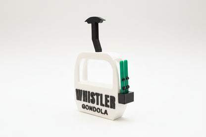 Whistler Gondola with Skis Magnet