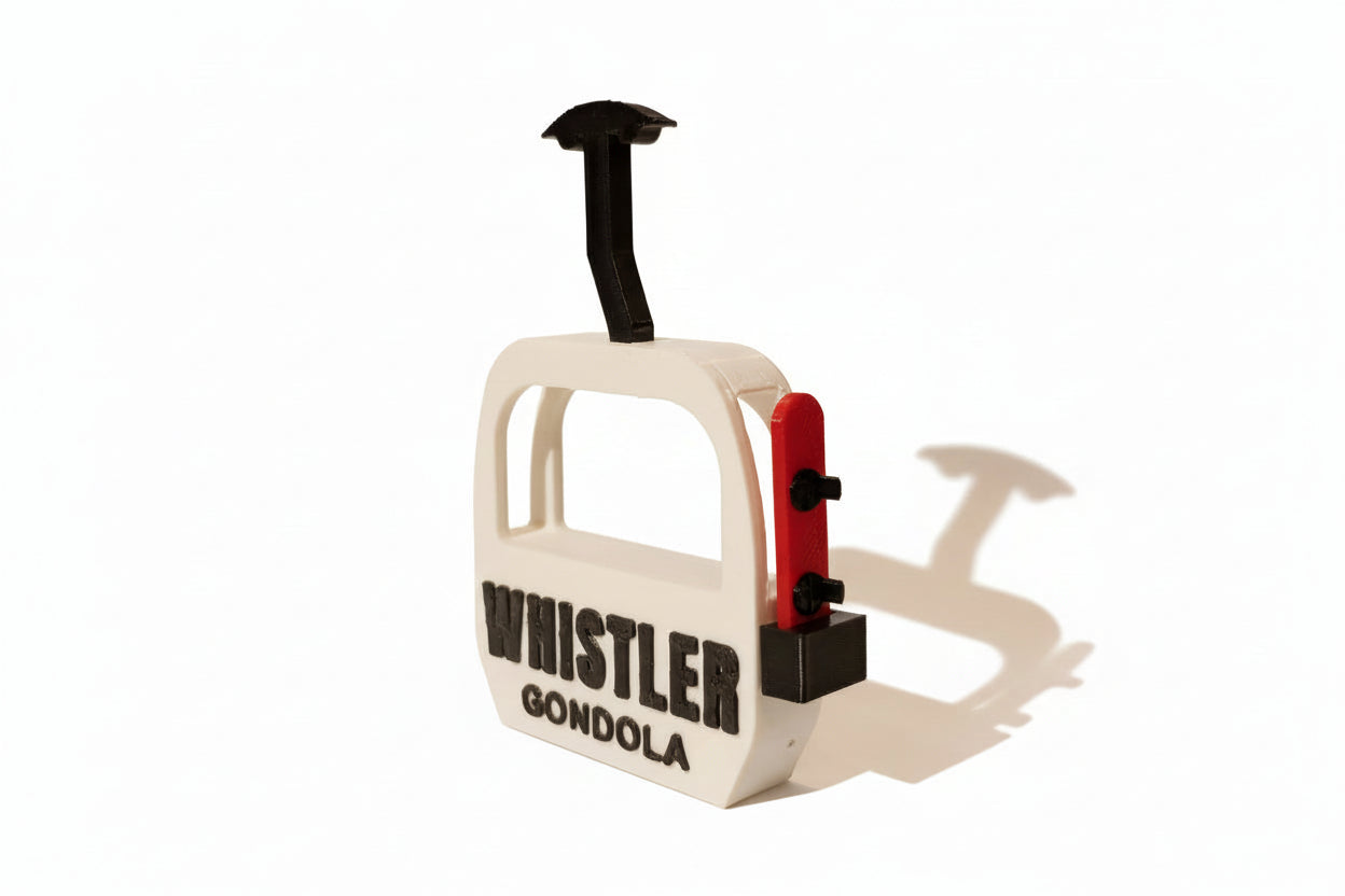 Whistler Gondola with Snowboard Magnet