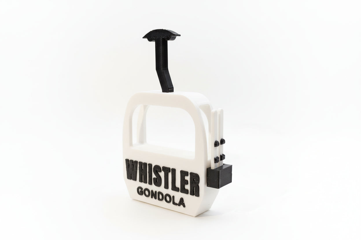 Whistler Gondola with Skis Magnet