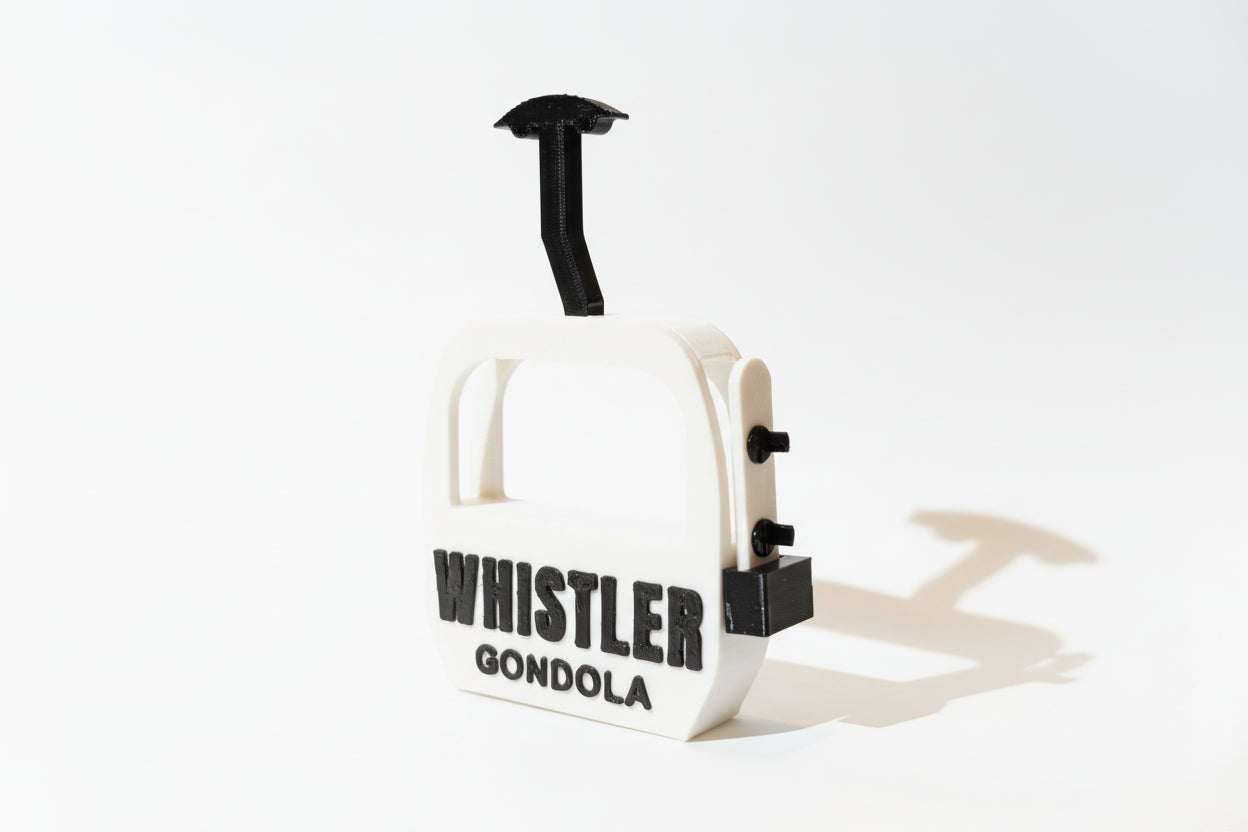Whistler Gondola with Snowboard Magnet