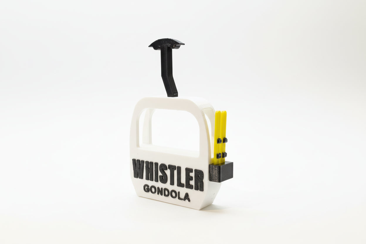 Whistler Gondola with Skis Magnet