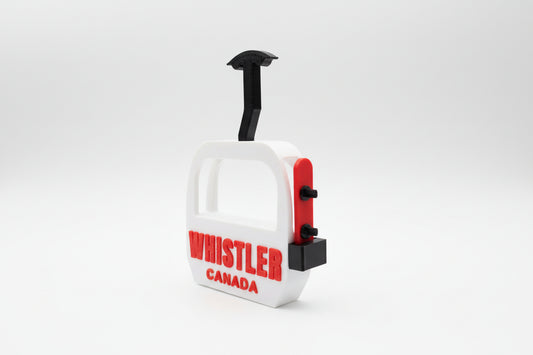 Whistler Gondola Canada with Snowboard Magnet