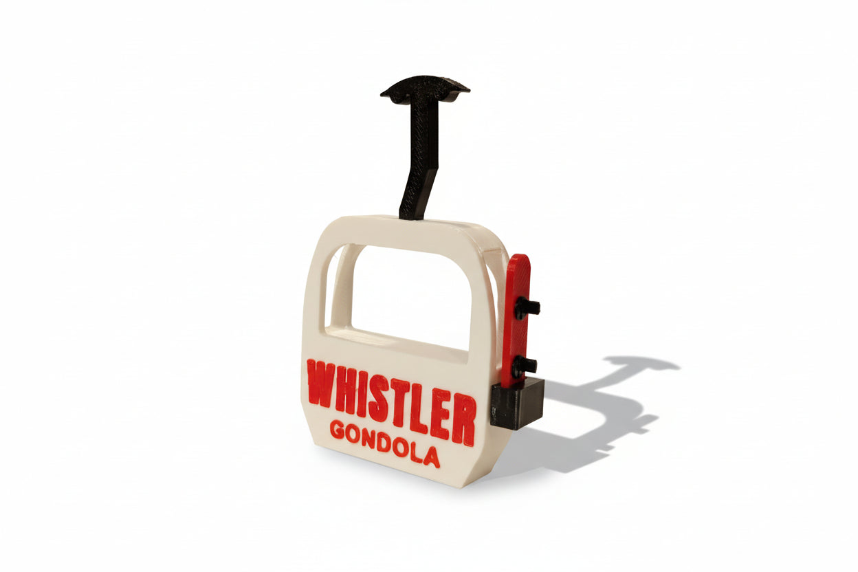 Whistler Gondola with Snowboard Magnet