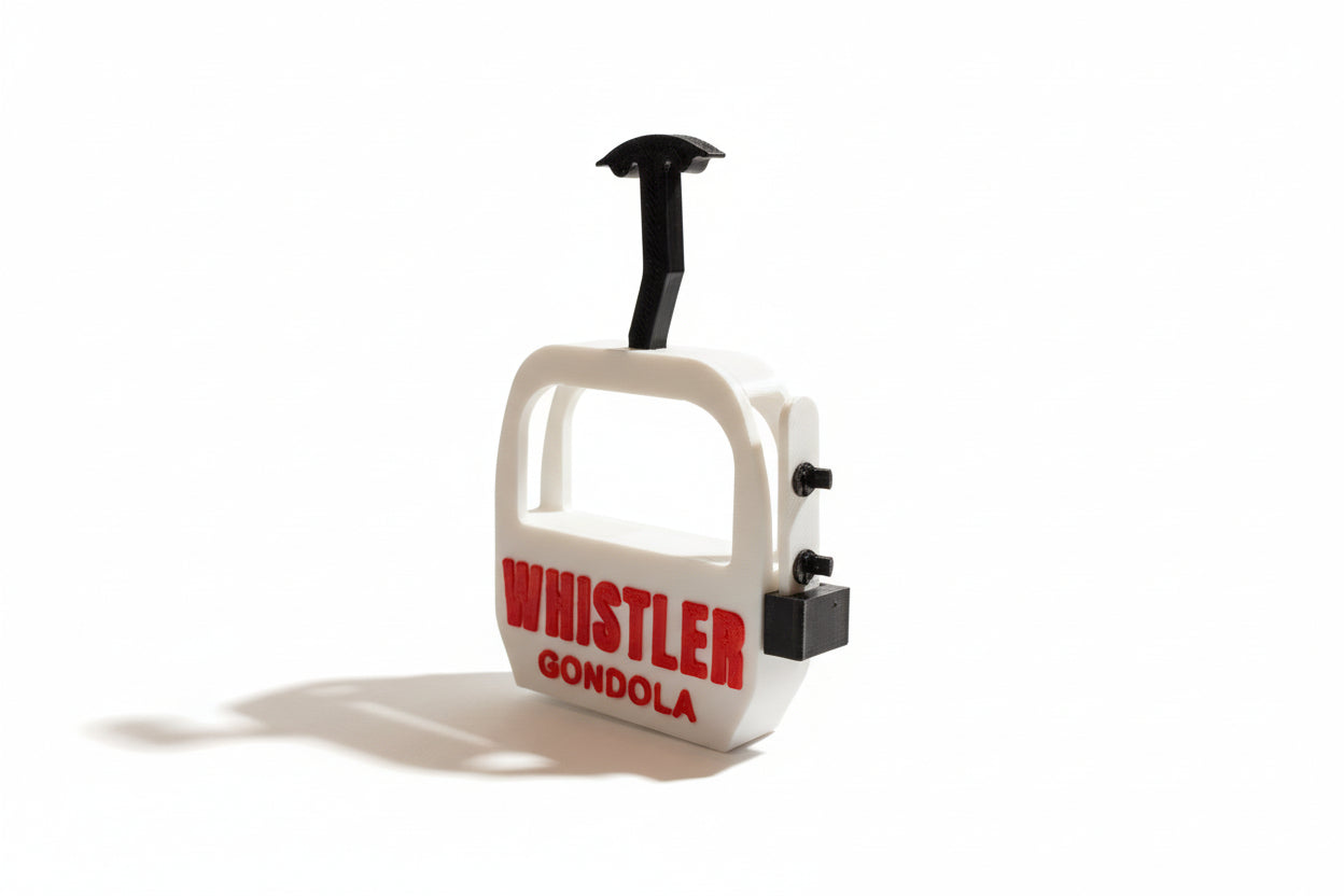 Whistler Gondola with Snowboard Magnet
