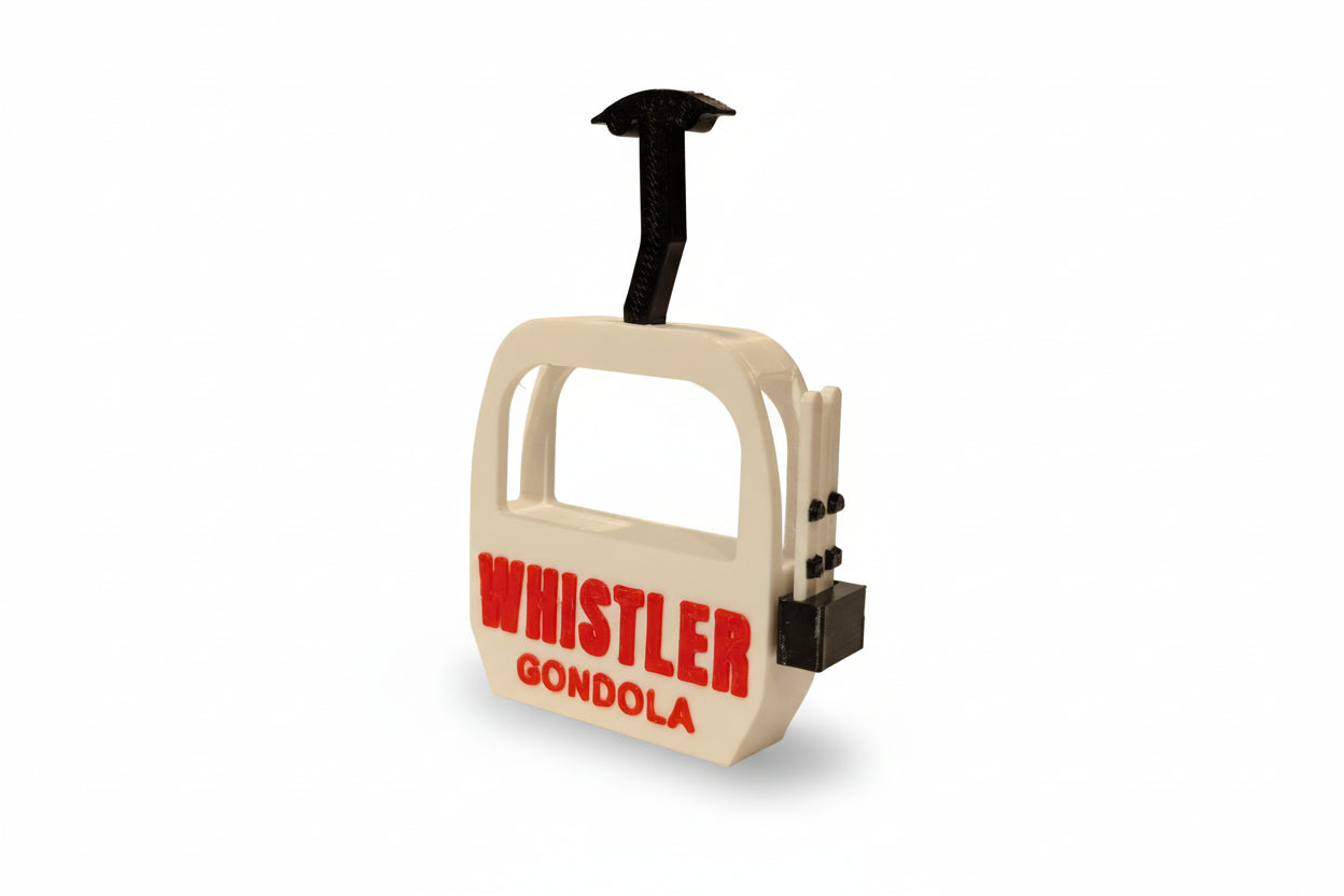 Whistler Gondola with Skis Magnet