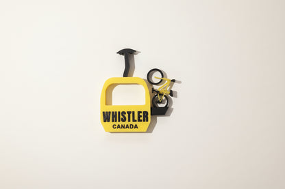 Whistler Gondola Canada with Bike Magnet