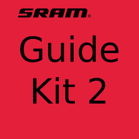 SRAM Guide Kit 2 with bleed block, exposure block, caliper align block, and outer piston stop for MTB brake service – Whistler Print-A-Part
